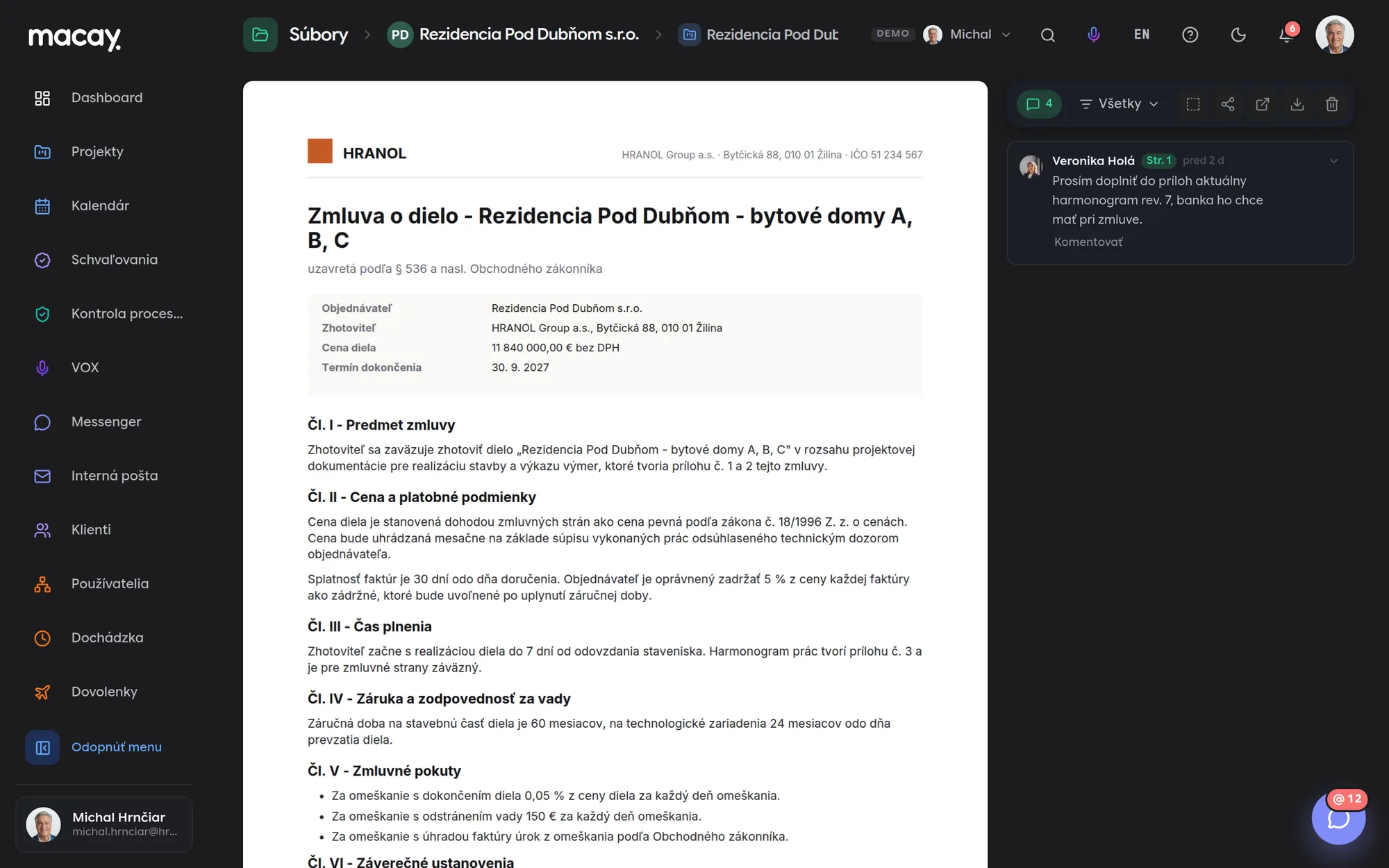 Anmerkungen in einem PDF-Dokument in MACAY